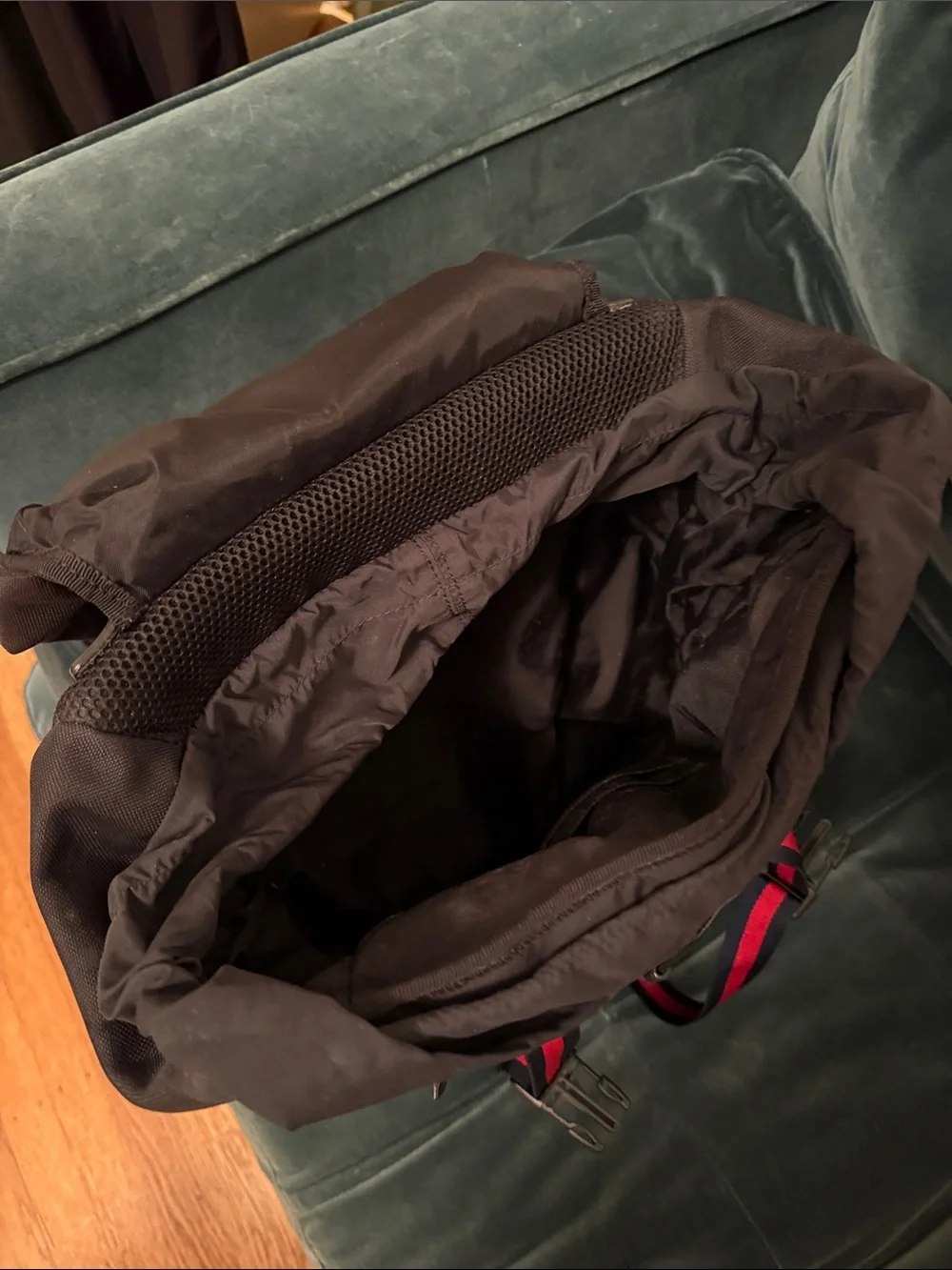 ✨ Gucci Techpack Techno Canvas Backpack Black with Original Dustbag✨